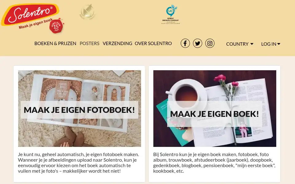 Screenshot of solentro.nl