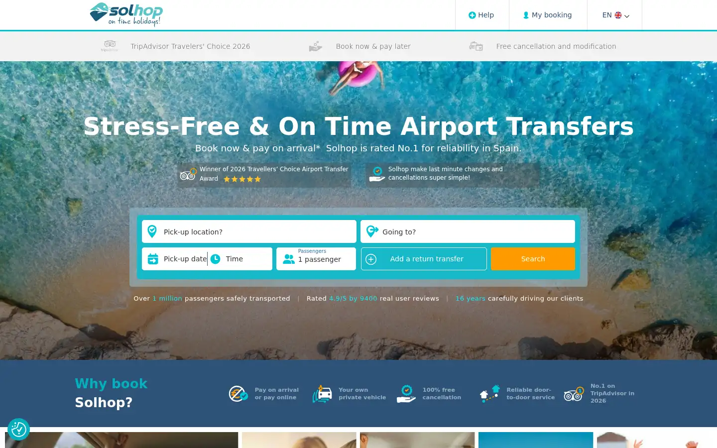 Screenshot of solhop.com