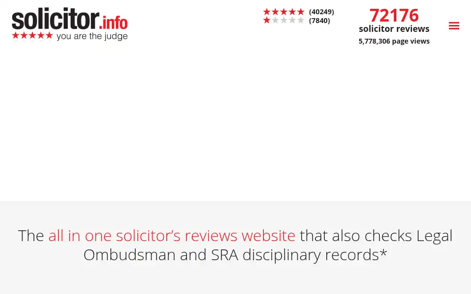 Screenshot of solicitor.info