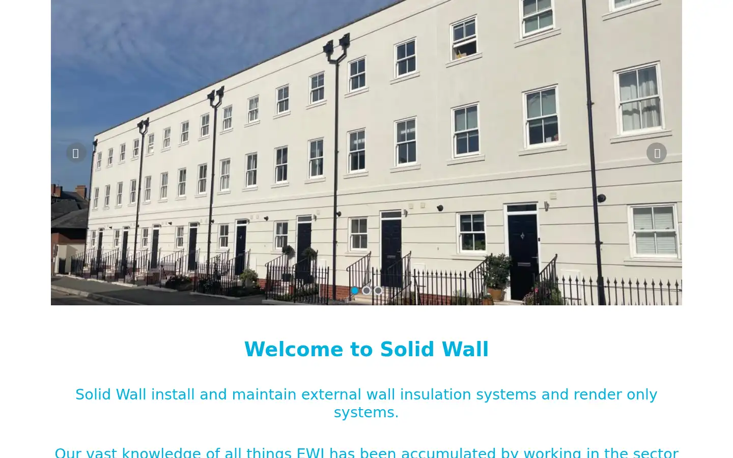 Screenshot of solid-wall.co.uk