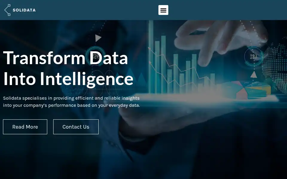 Screenshot of solidata.co.uk