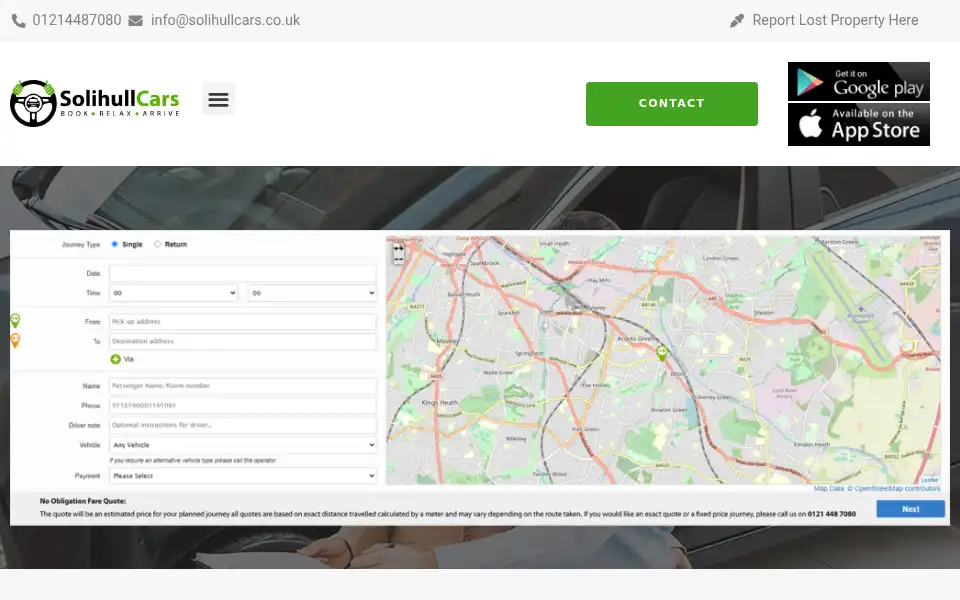 Screenshot of solihullcars.co.uk