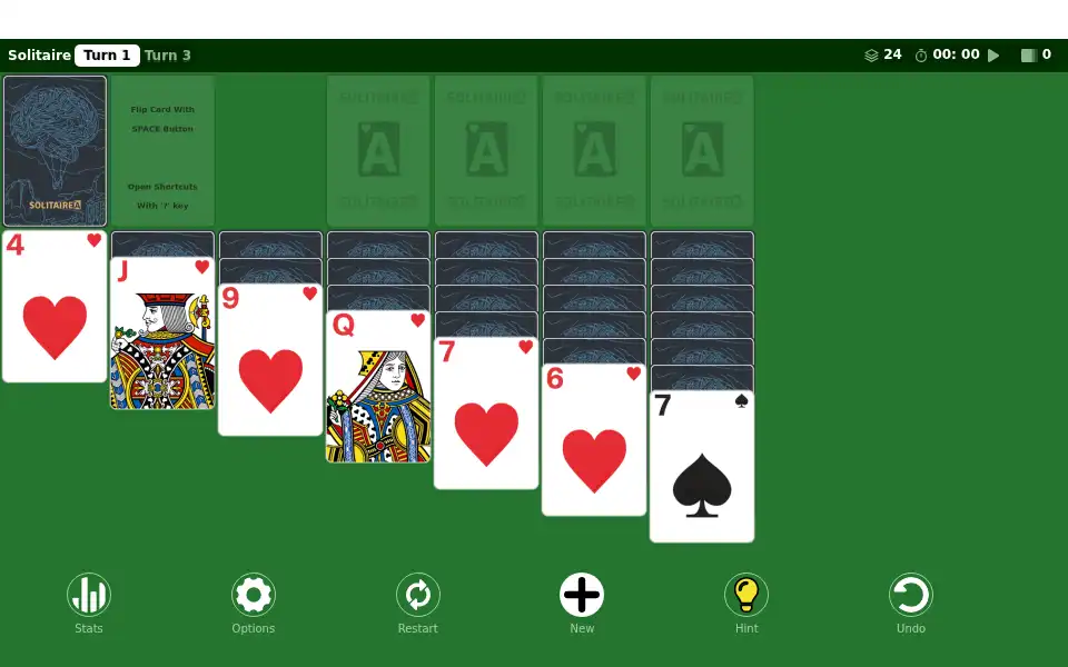 Screenshot of solitairea.com