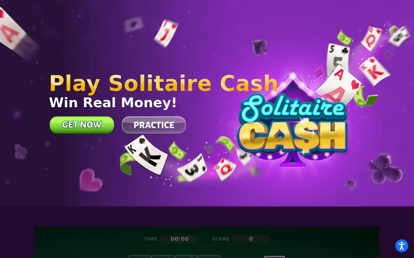 Screenshot of solitairecash.com