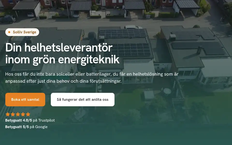 Screenshot of solliv.se