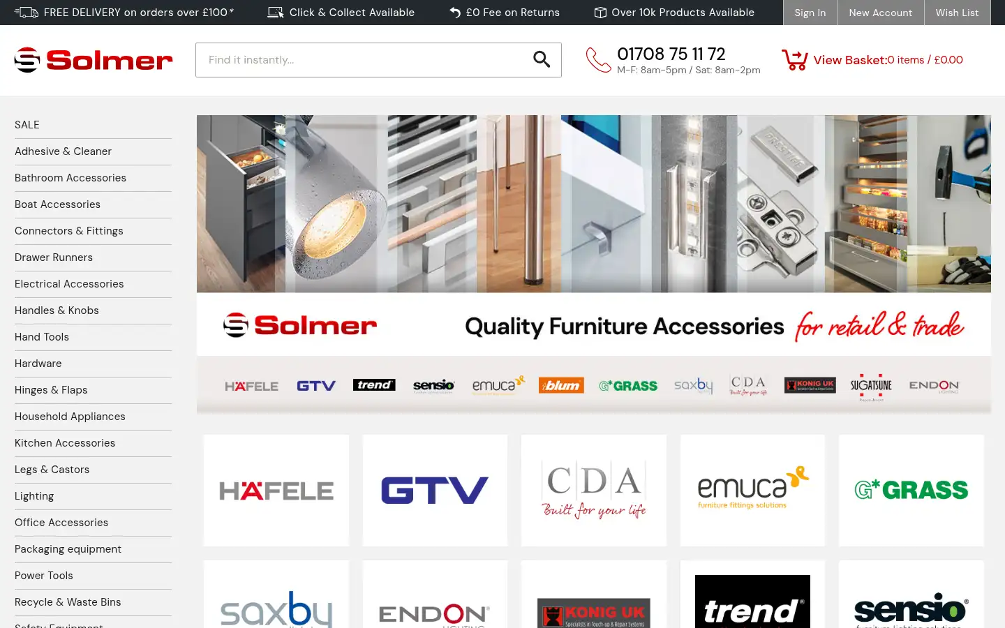 Screenshot of solmer.co.uk