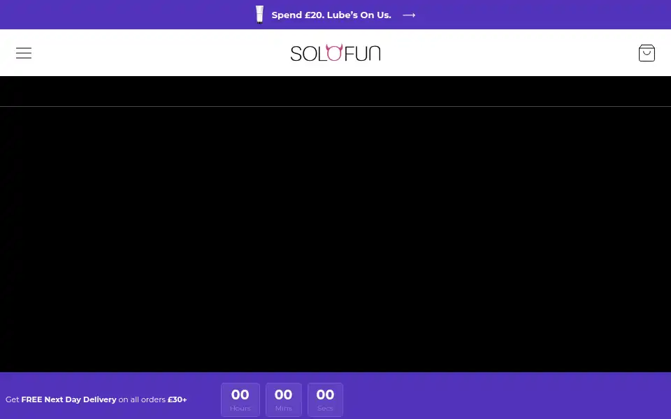 Screenshot of solofun.co.uk