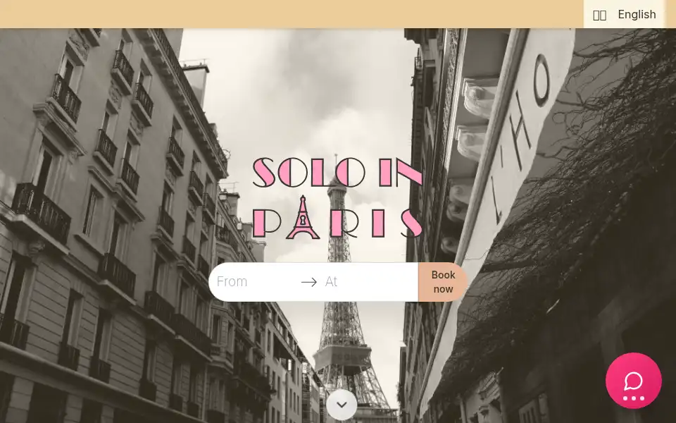 Screenshot of soloinparis.com