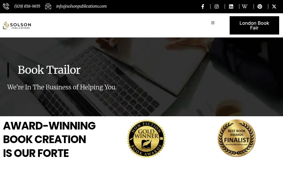 Screenshot of solsonpublications.com