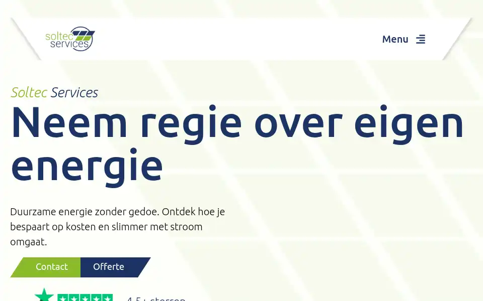 Screenshot of soltecservices.nl
