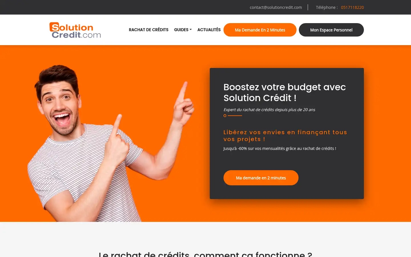 Screenshot of solutioncredit.com