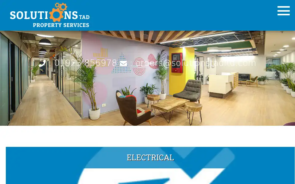 Screenshot of solutionstadltd.com