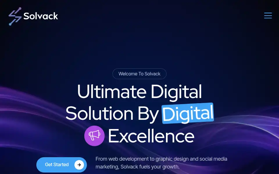 Screenshot of solvack.com