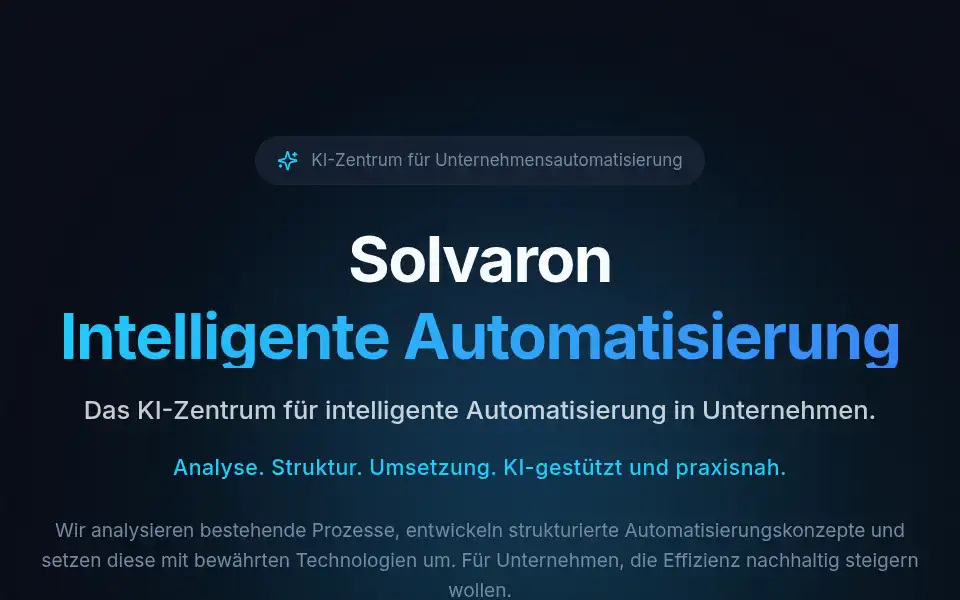 Screenshot of solvaron.com