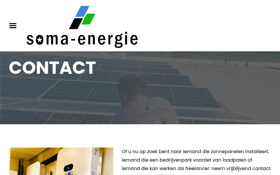 Screenshot of somaenergie.nl