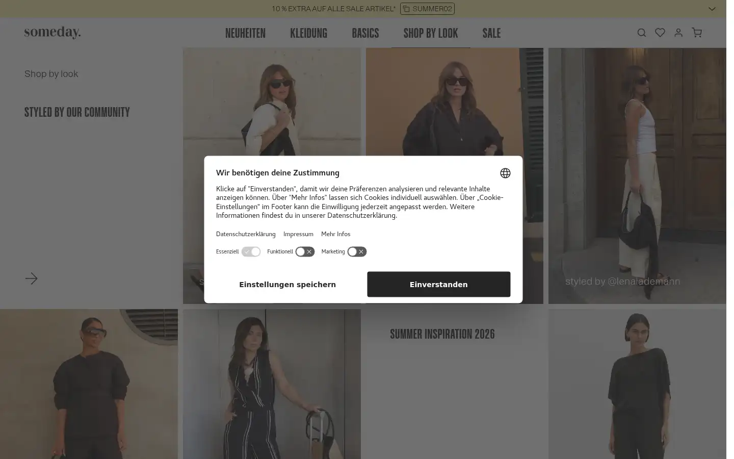 Screenshot of someday-fashion.com