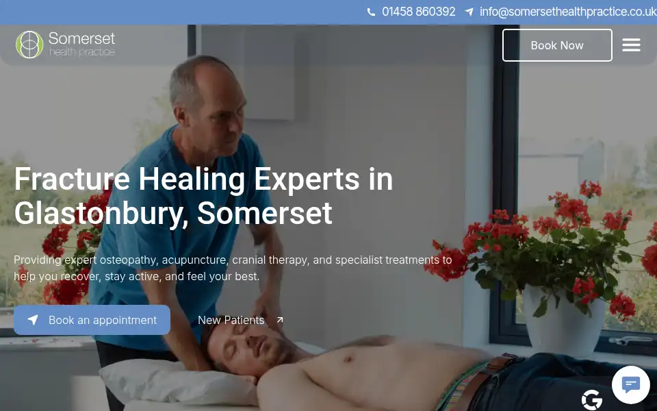 Screenshot of somersethealthpractice.co.uk