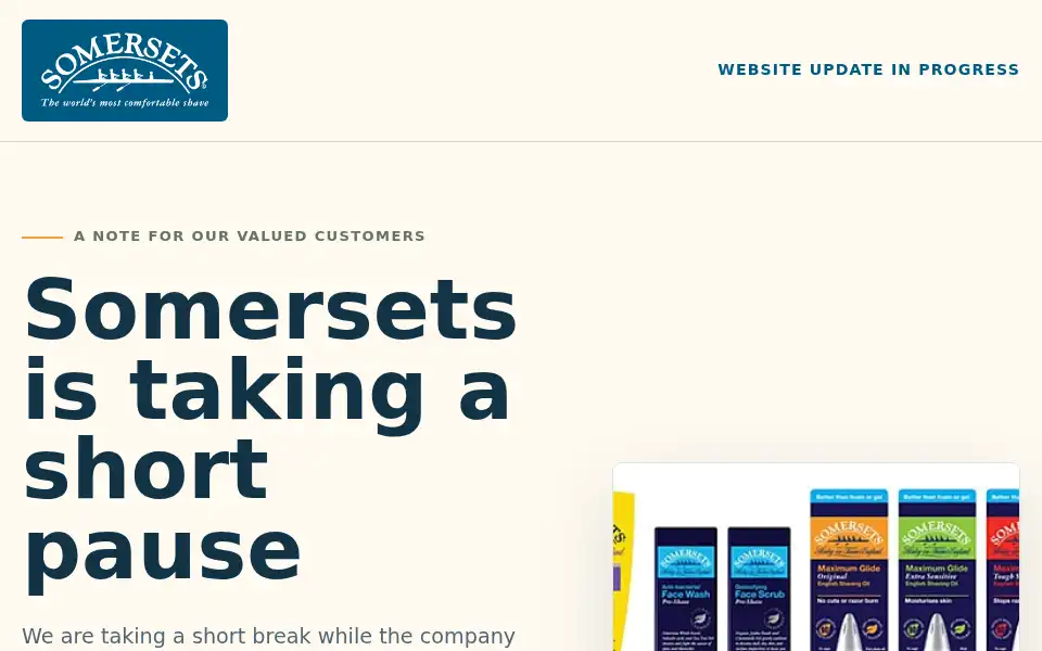 Screenshot of somersets.com