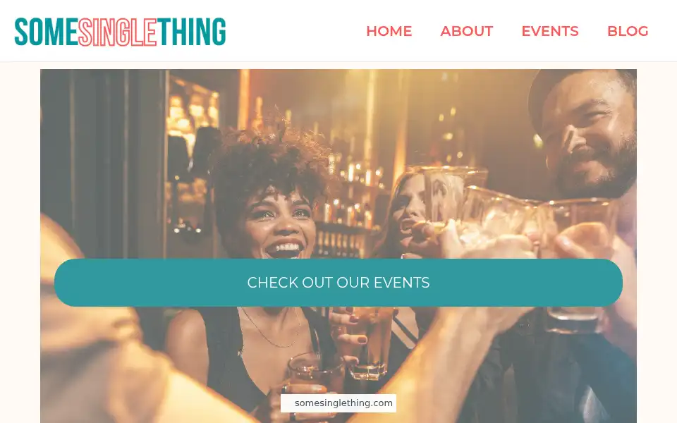 Screenshot of somesinglething.com