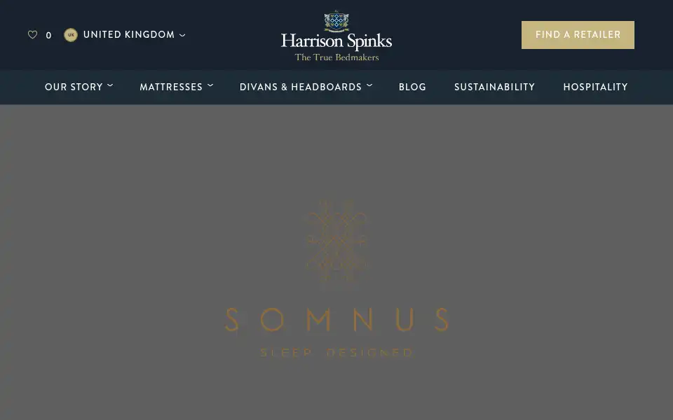 Screenshot of somnus.co.uk