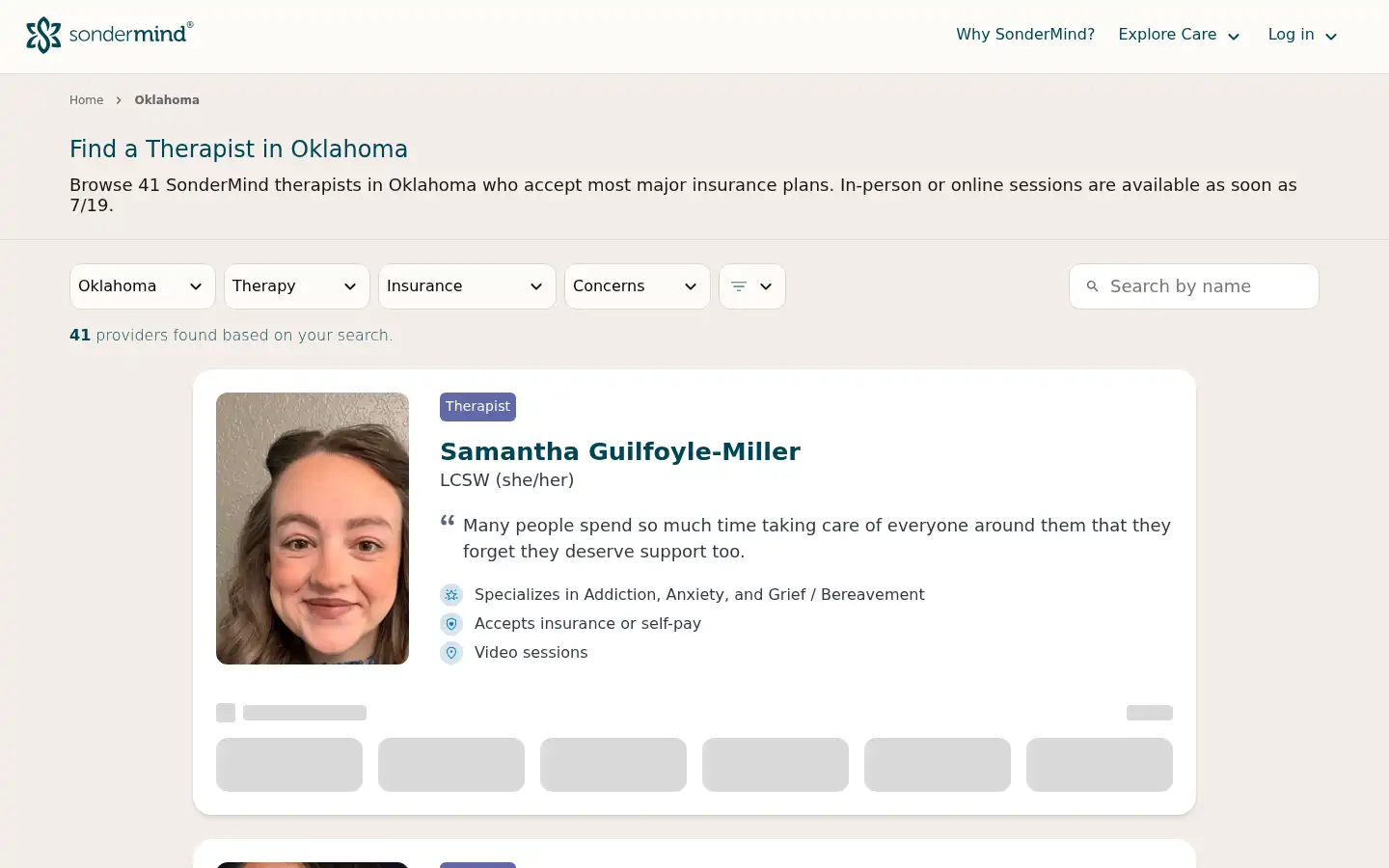 Screenshot of sondermind.com