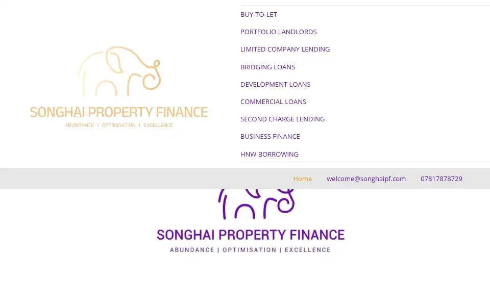 Screenshot of songhaipf.com
