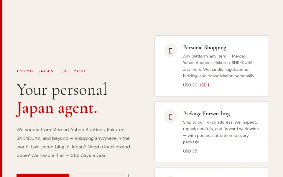 Screenshot of sonnyagent.com