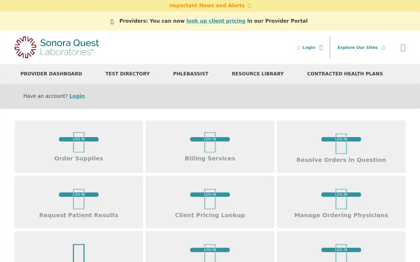 Screenshot of sonoraquest.com