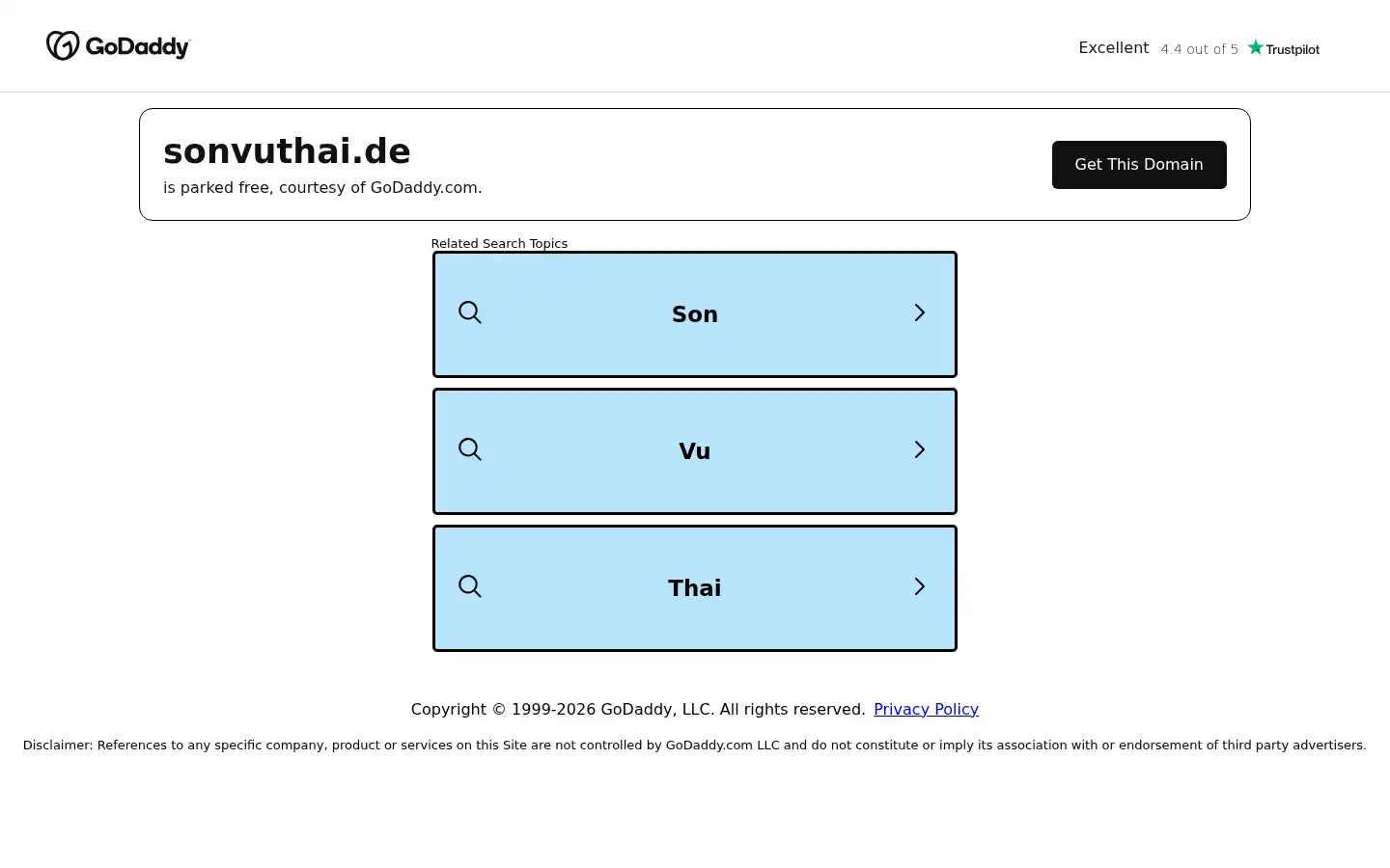 Screenshot of sonvuthai.de