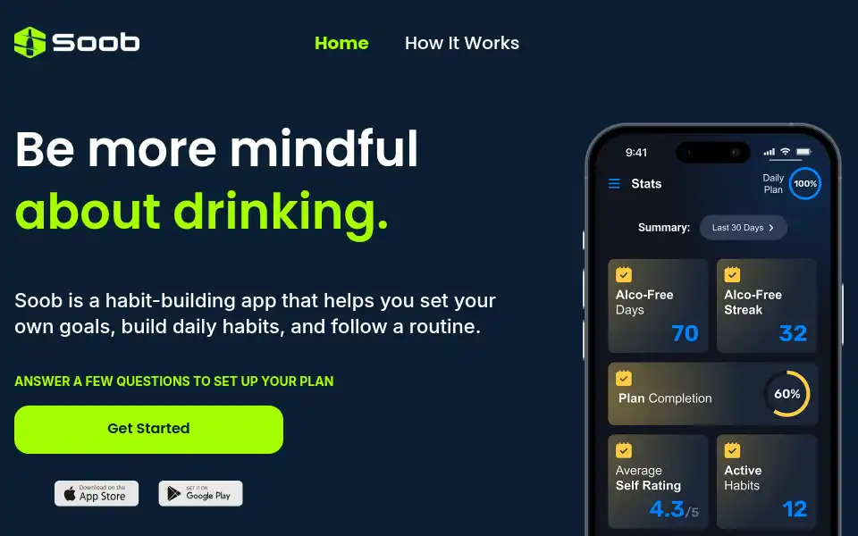 Screenshot of soob.ai