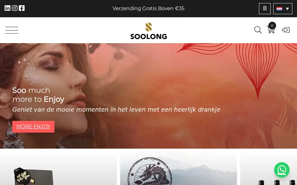 Screenshot of soolong.com