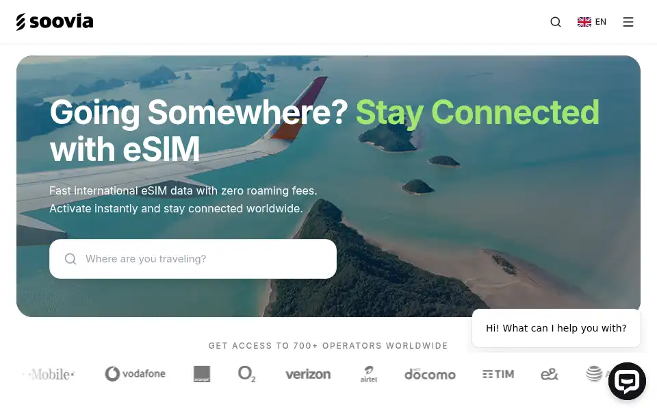 Screenshot of soovia.com