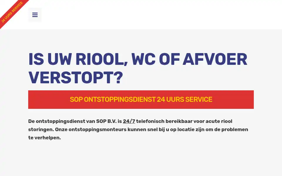 Screenshot of sopbv.nl