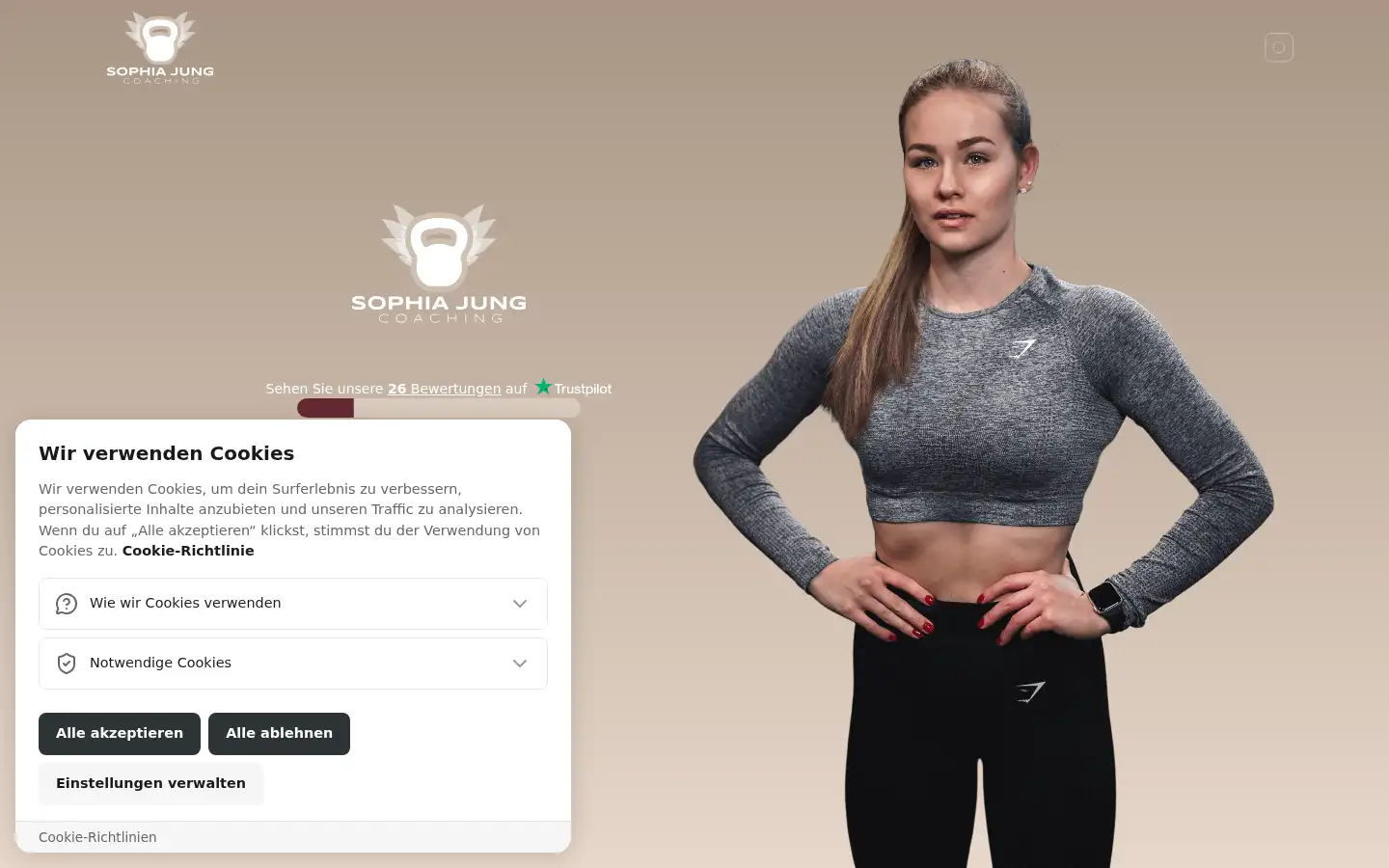 Screenshot of sophia-jung.com