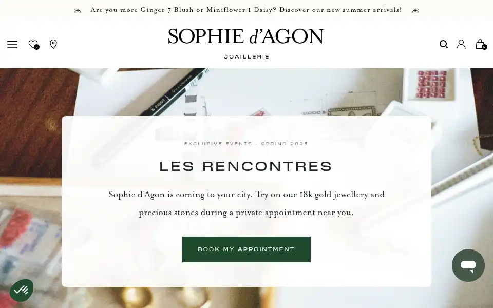 Screenshot of sophiedagon.com