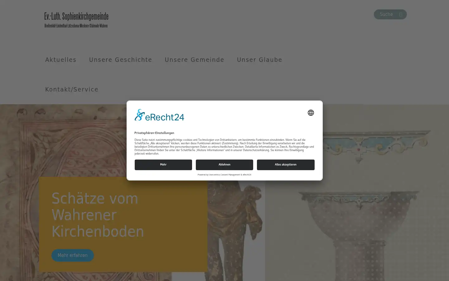 Screenshot of sophien-leipzig.de