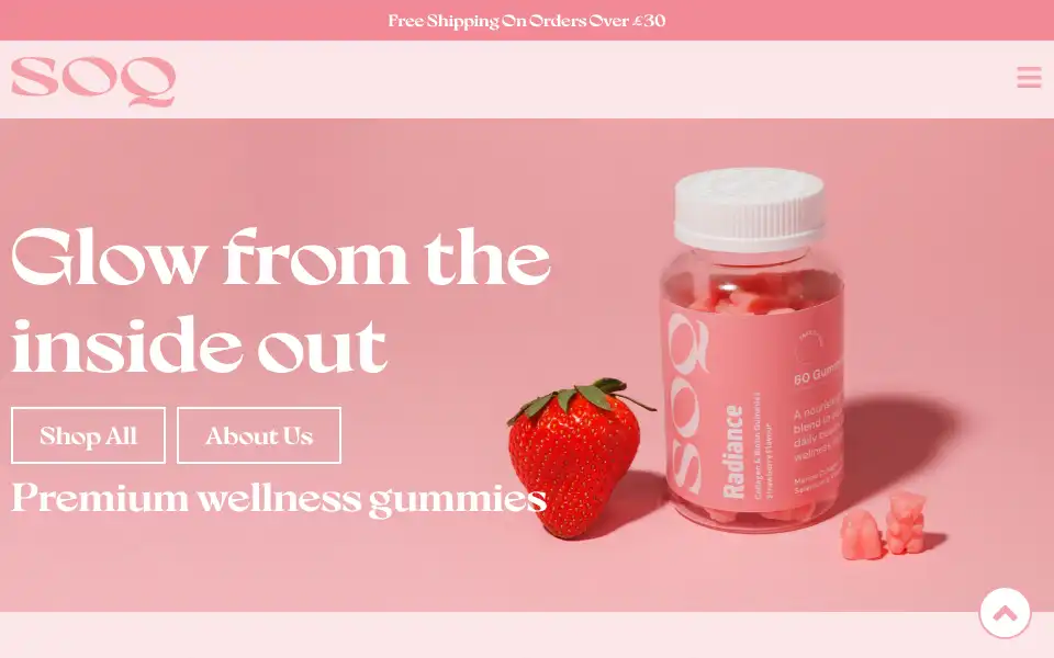 Screenshot of soqsupps.com