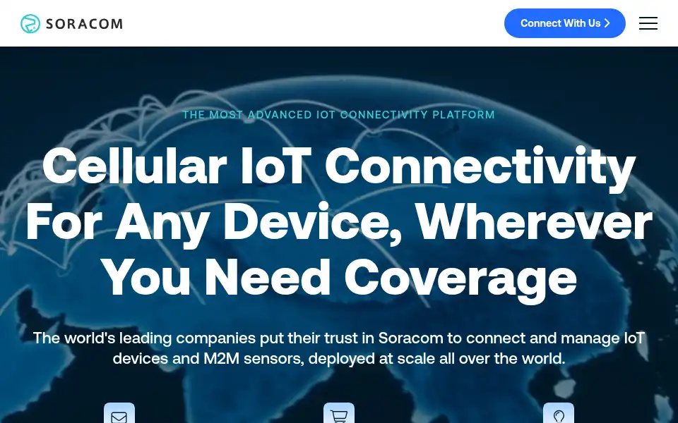 Screenshot of soracom.co.uk