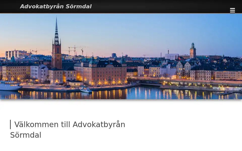 Screenshot of sormdal.se