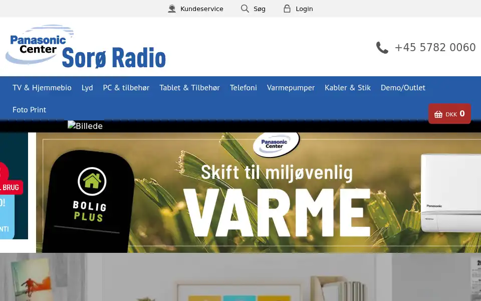 Screenshot of soroeradio.dk