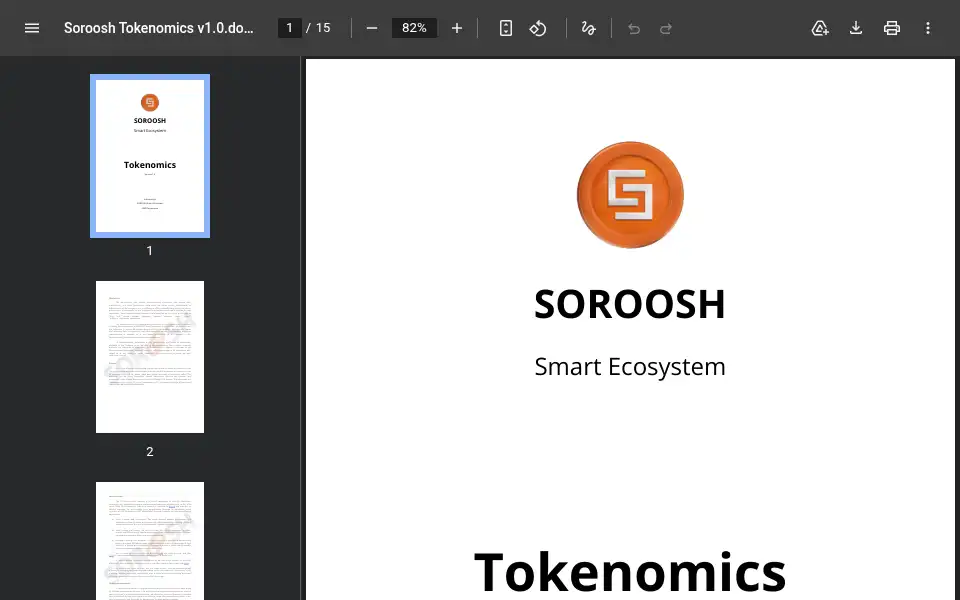 Screenshot of soroosh.app