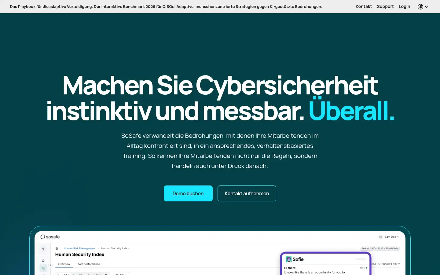 Screenshot of sosafe.de