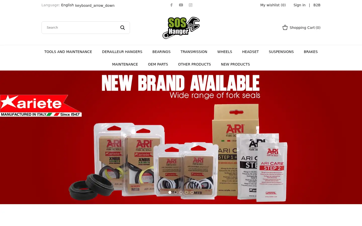 Screenshot of soshanger.com