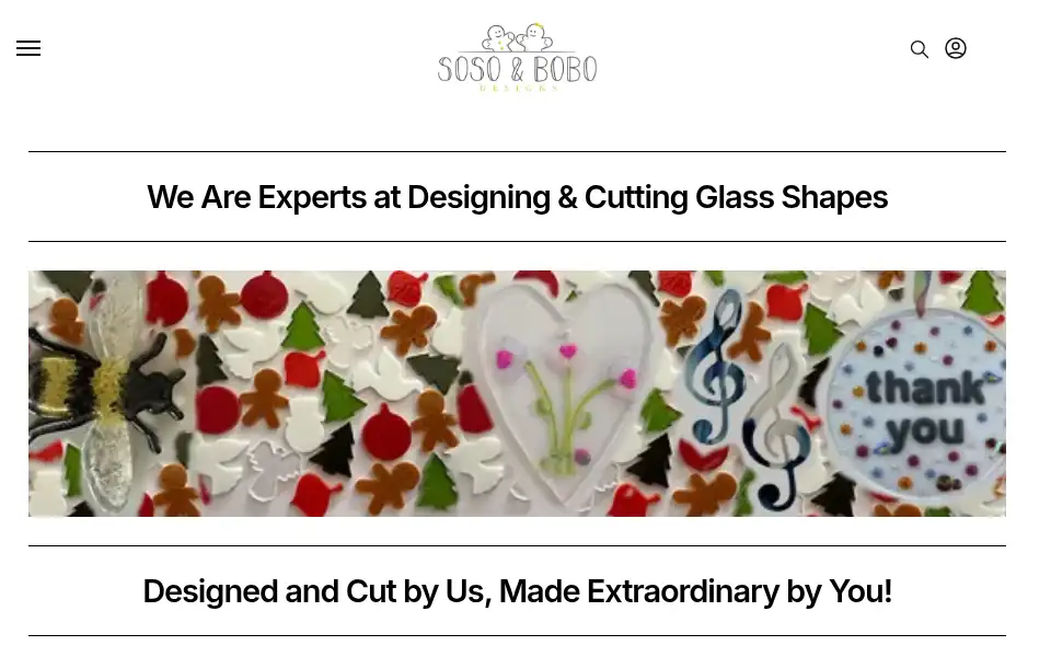 Screenshot of sosoandbobodesigns.co.uk