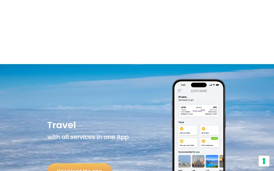 Screenshot of sostravel.com