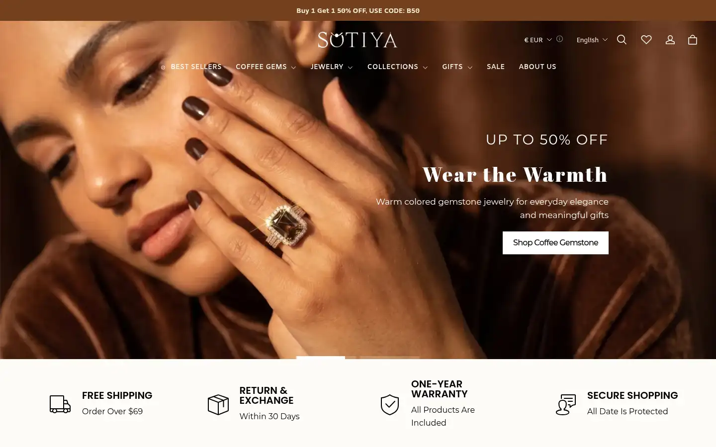 Screenshot of sotiya.com