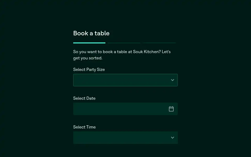 Screenshot of soukitchen.co.uk