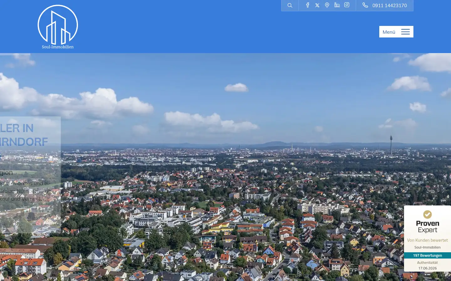 Screenshot of soul-immobilien.de