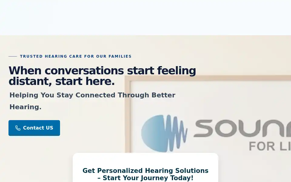 Screenshot of soundforlife.in