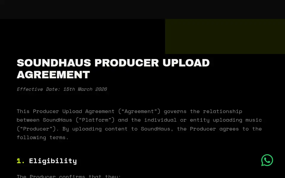 Screenshot of soundhaus.store